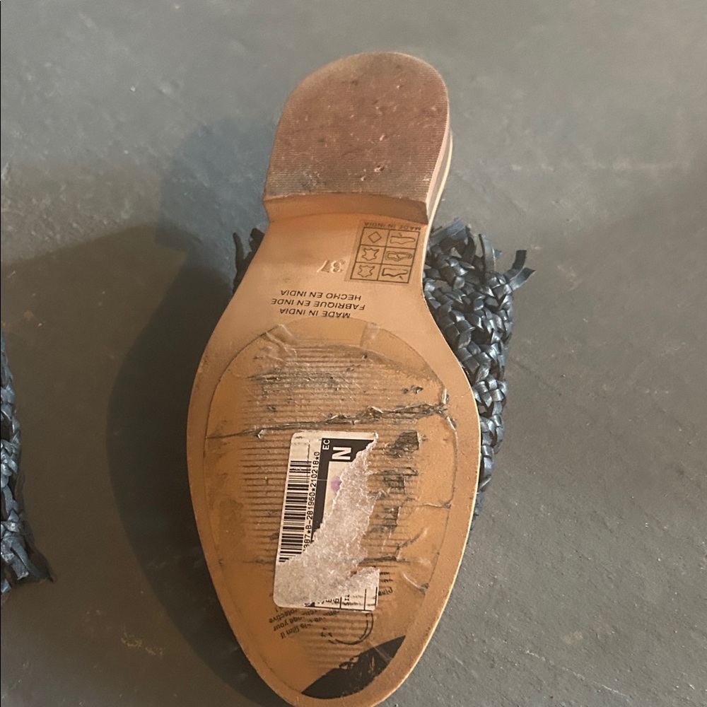 Free People Black Woven Flats - Picture 3 of 4